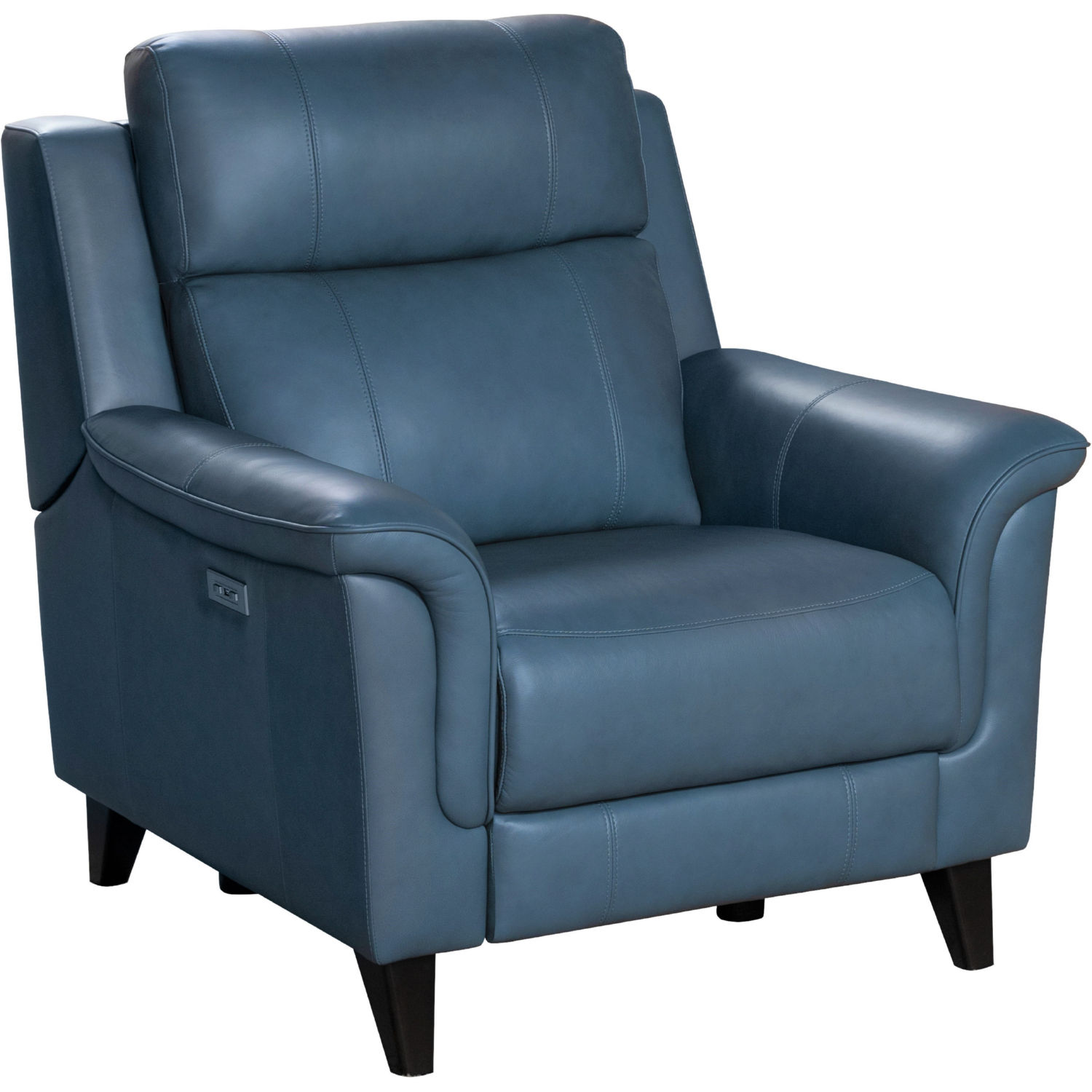 BarcaLounger 9PH3716372744 Kester Power Recliner in Masen Blue Gray Leather